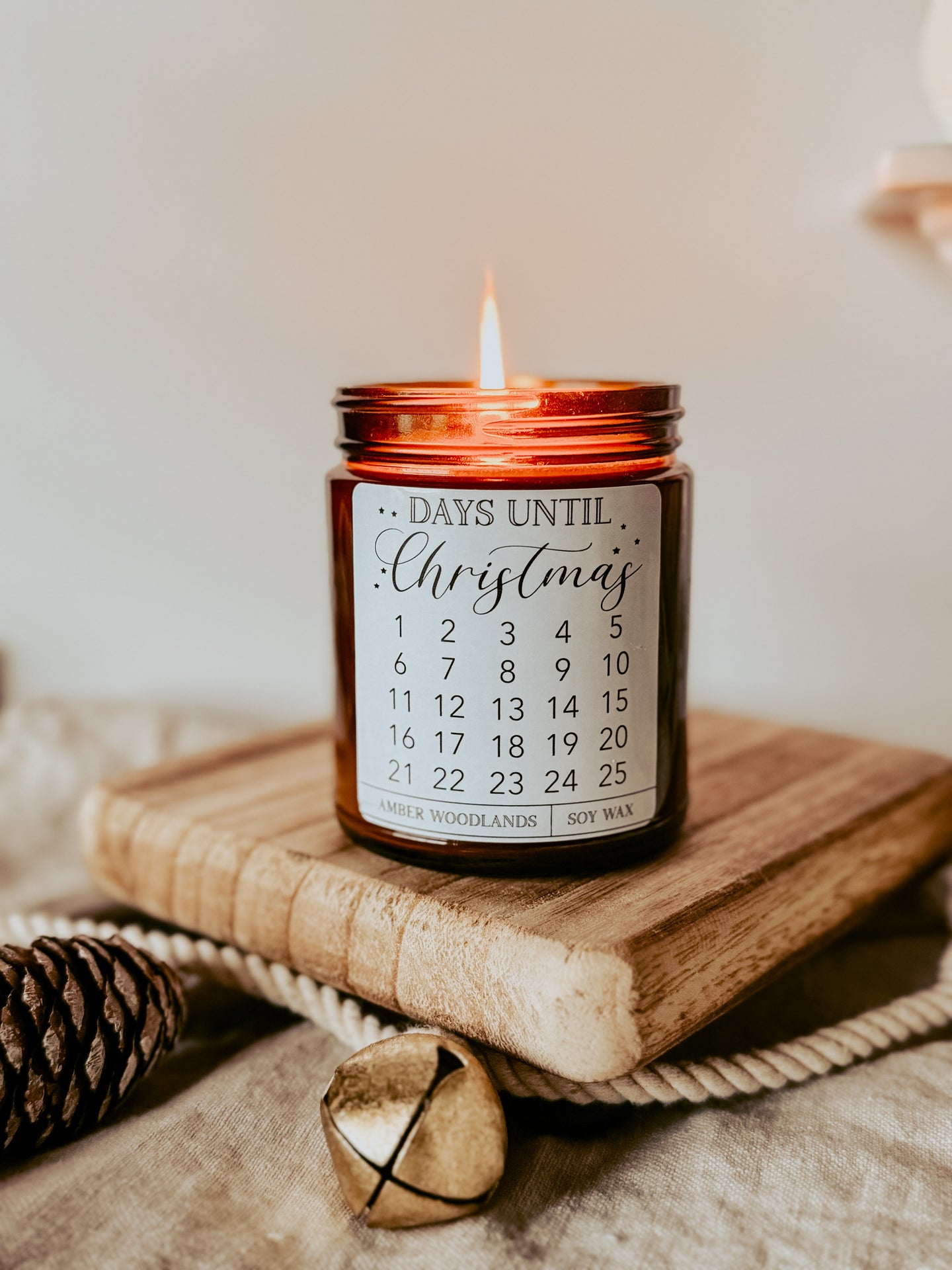 Countdown to Christmas Soy Candles | Advent Calendar Candle Thegiftgalashop